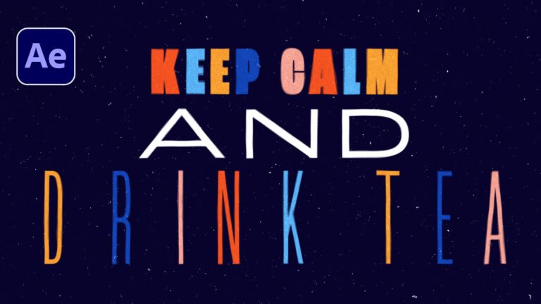 Stretch Text Animation in After Effects