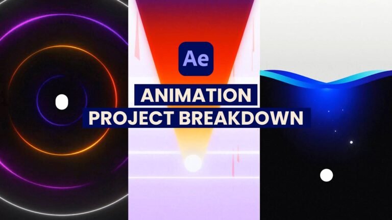 Project Breakdown + Glowing Rings Animation