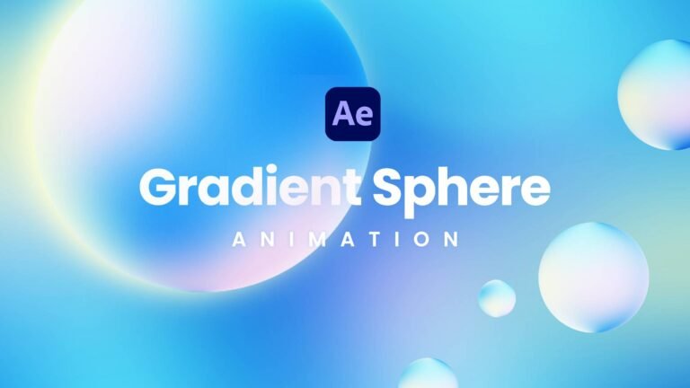 Gradient Sphere Animation in After Effects