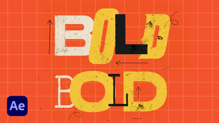 Simple Typography Animation, Text Morphing in After Effects