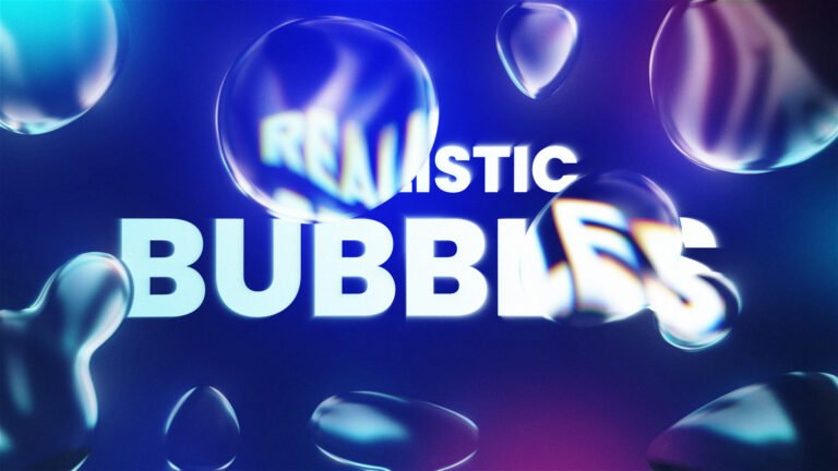Realistic Bubbles Animation