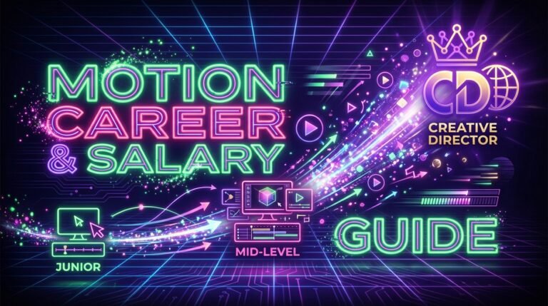 Motion Graphics Career Path and Salary Guide: From Junior to Creative Director in 2026