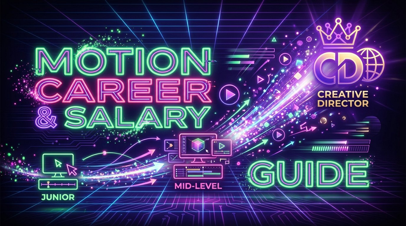 Motion Graphics Career Path and Salary Guide: From Junior to Creative Director in 2026