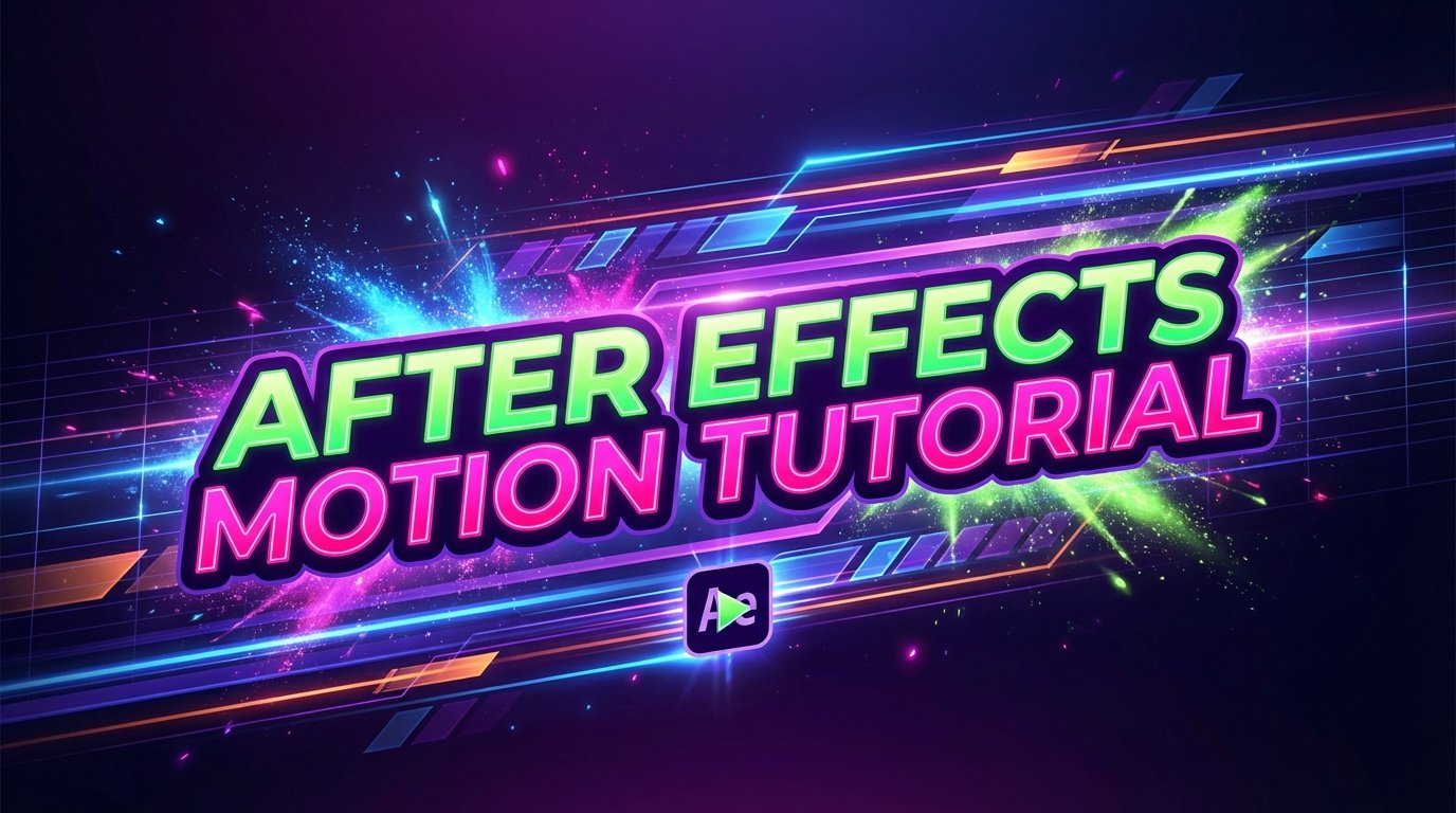 After Effects Motion Graphics Tutorial for Beginners: Master Essential Techniques in 7 Steps